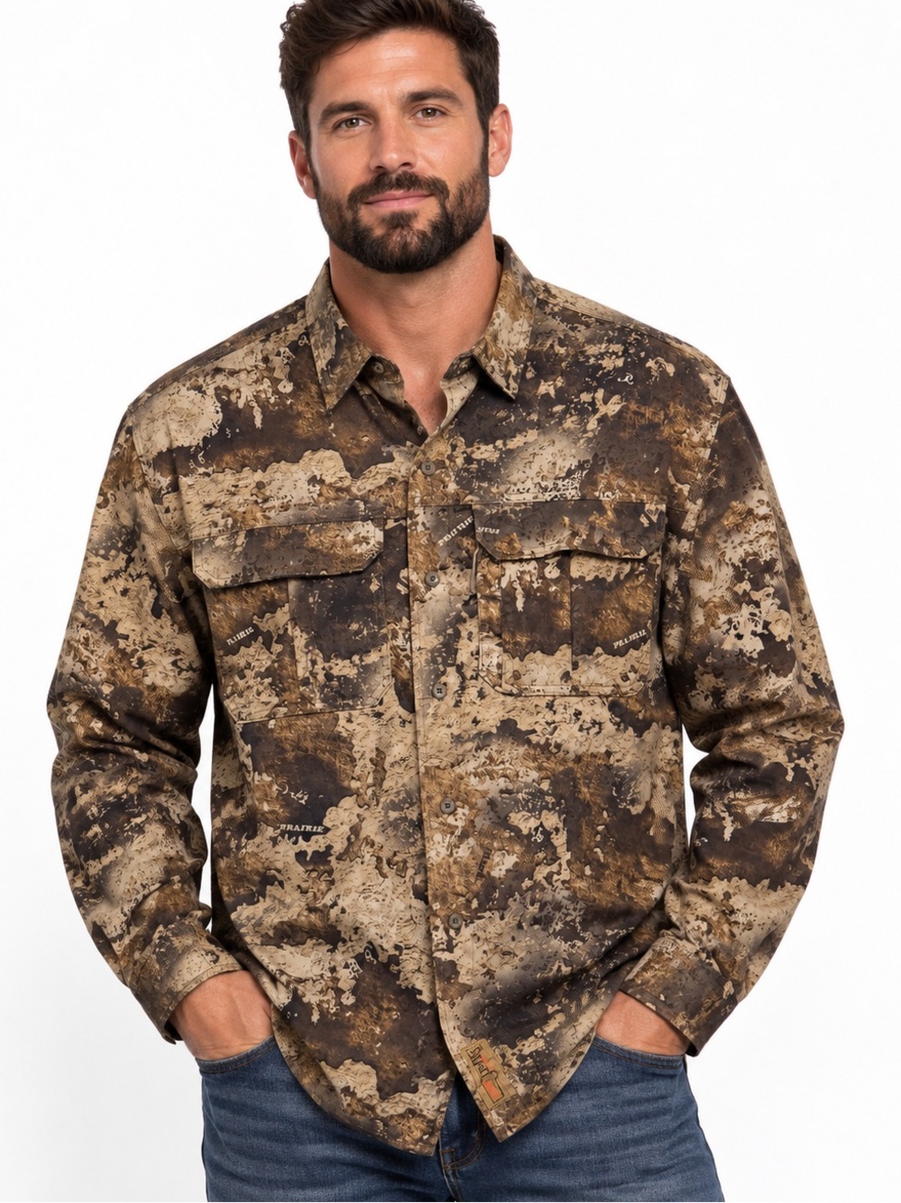 RedHead Silent Hide Camo Long Sleeve Shirt XL